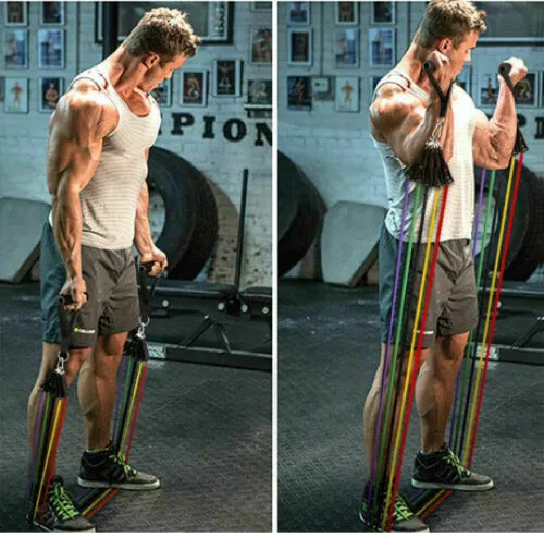 Power Resistance Band 11 Pcs 5 Tubes Set