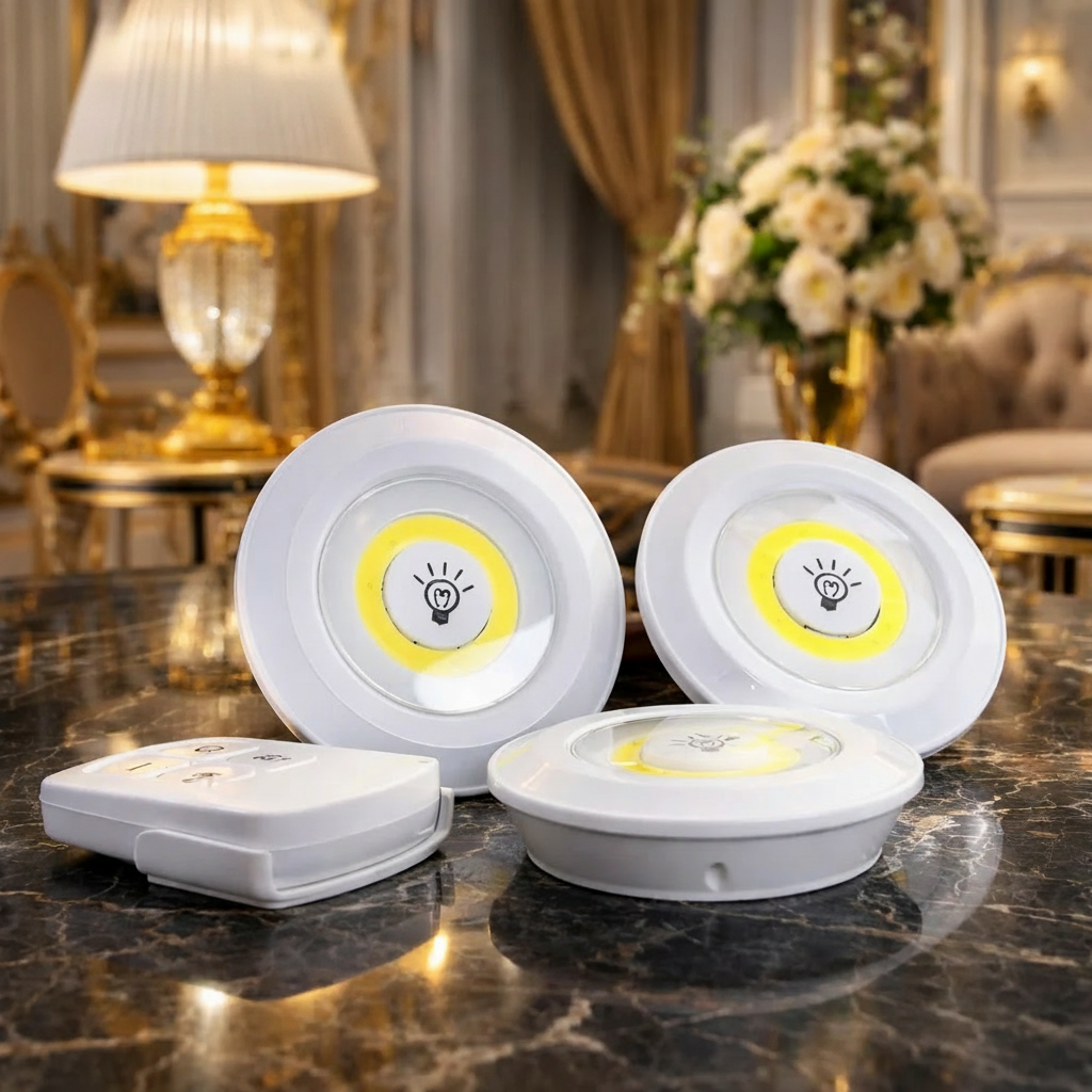 3 Peace Remote Control Tap Light