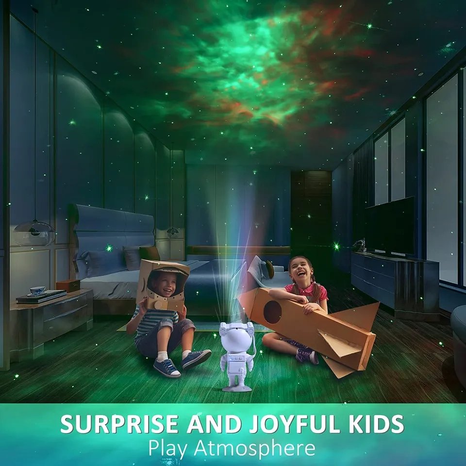 Astronaut Sky moon Galaxy Nebula Light Projector With Bluetooth speaker