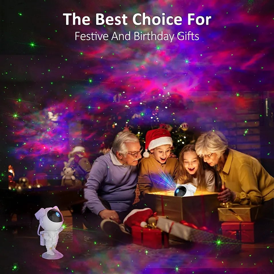 Astronaut Sky moon Galaxy Nebula Light Projector With Bluetooth speaker