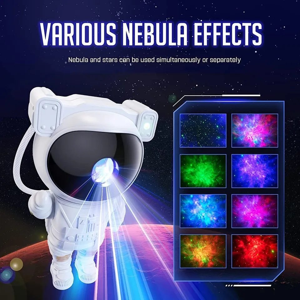 Astronaut Sky moon Galaxy Nebula Light Projector With Bluetooth speaker