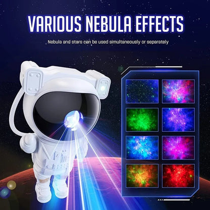 Astronaut Sky moon Galaxy Nebula Light Projector With Bluetooth speaker