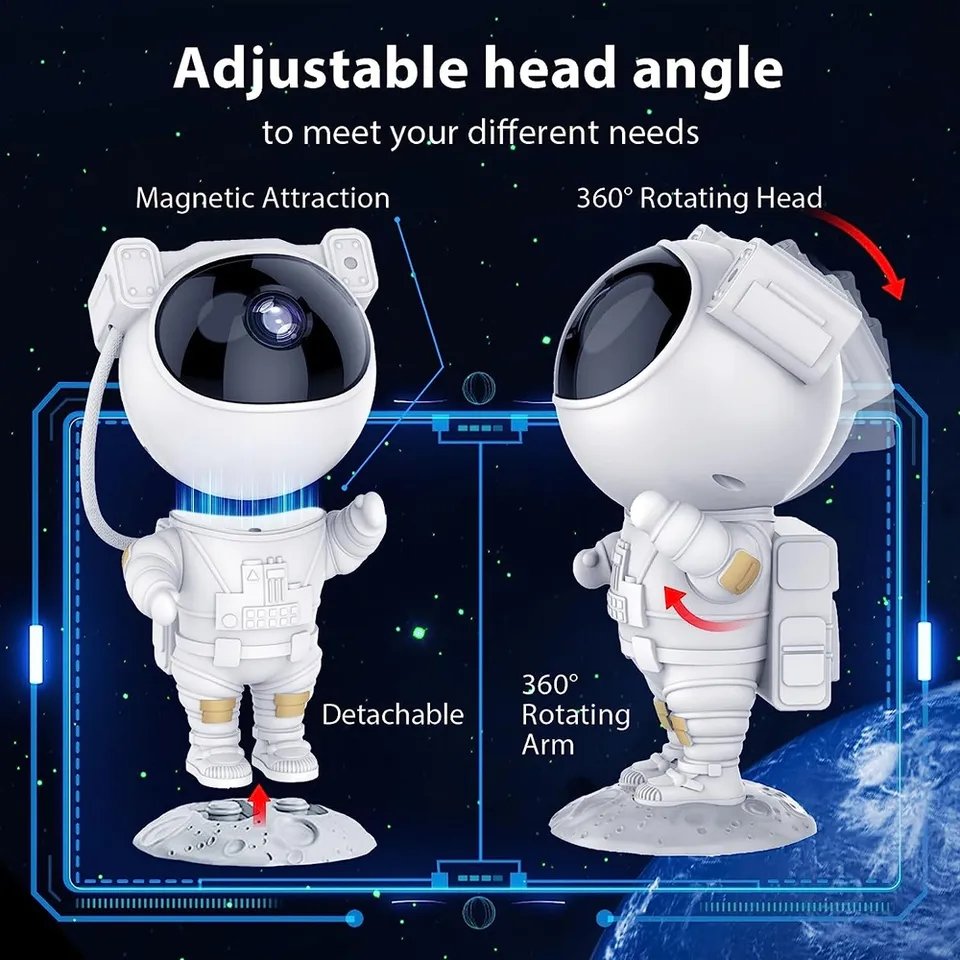 Astronaut Sky moon Galaxy Nebula Light Projector With Bluetooth speaker