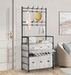 Coat & Shoe rack with hooks