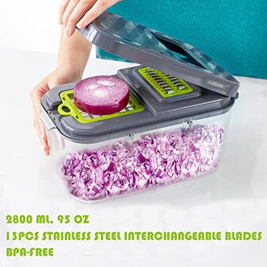 22 in 1 multipurpose Vegetable Cutter Mandoline Onion Cutter