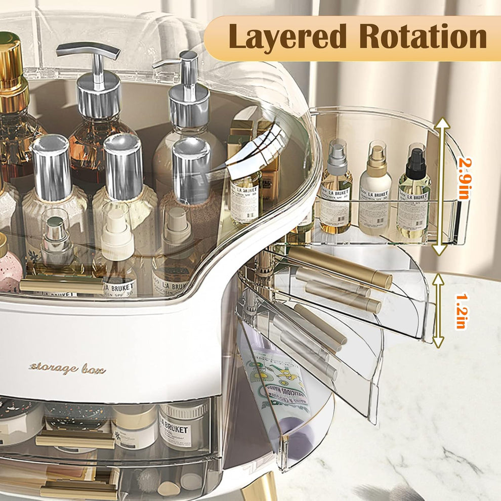 Large Capacity Makeup organiser - Vanity Storage Box
