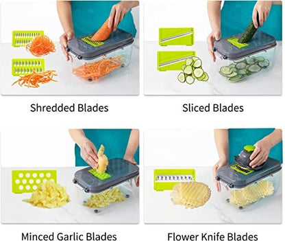 22 in 1 multipurpose Vegetable Cutter Mandoline Onion Cutter