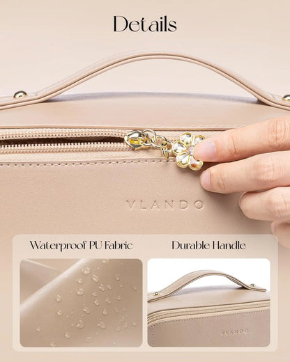 Cosmetic PU Leather Pouch (Random Colour)