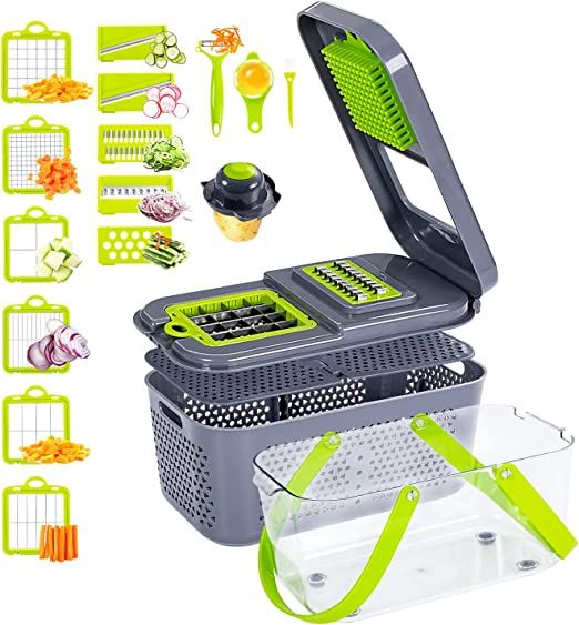 22 in 1 multipurpose Vegetable Cutter Mandoline Onion Cutter