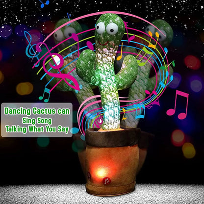 Rechargeable Dancing Talking Cactus Toy