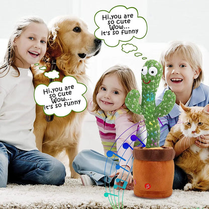 Rechargeable Dancing Talking Cactus Toy