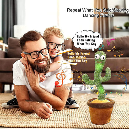 Rechargeable Dancing Talking Cactus Toy