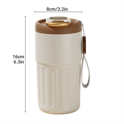 (450 ML) Stainless steel Insulated Digital Coffee Mug