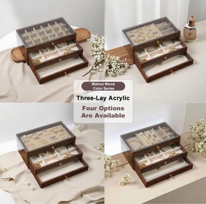 3 Layer Jewellery Organizer (Random Color)