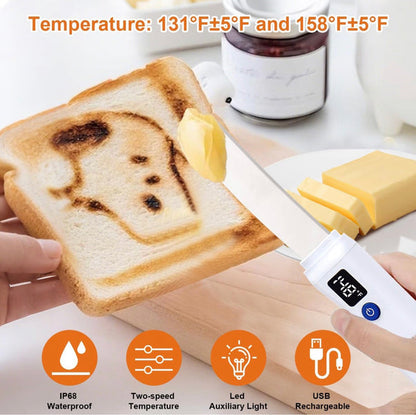 Electric Heated Butter Spreader Knife | Multipurpose Butter, Cheese & Spread Cutter