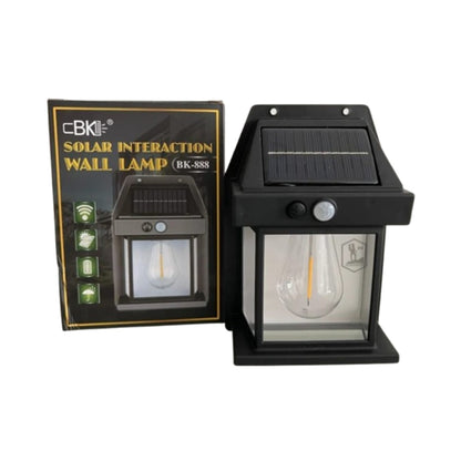 Led Solar Wall Lamp Outdoor Waterproof Up & Down Luminous Lighting