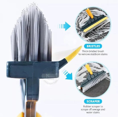 3 in 1 Bathroom Cleaning Brush With Wiper