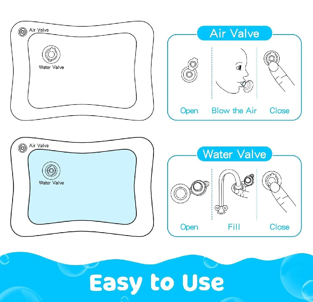 Inflatable Tummy Time Water Mat