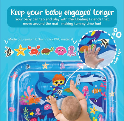 Inflatable Tummy Time Water Mat