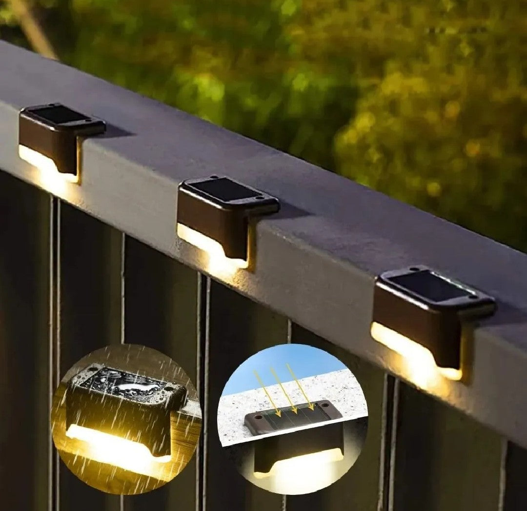 Solar Fence Deck Lamp