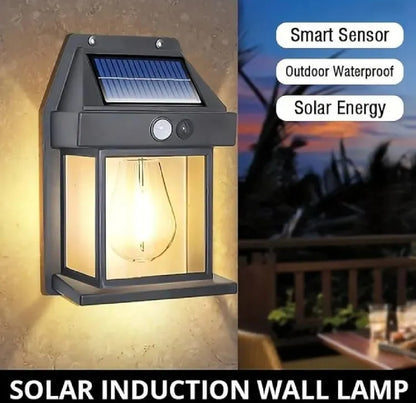 Led Solar Wall Lamp Outdoor Waterproof Up & Down Luminous Lighting