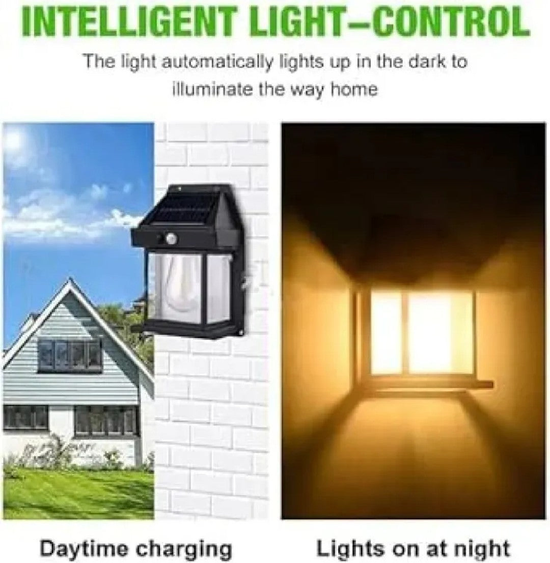 Led Solar Wall Lamp Outdoor Waterproof Up & Down Luminous Lighting