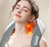 Neck & Shoulder Massager With Heat & Vibration Rechargeable Electric Back & Body Massage Pillow