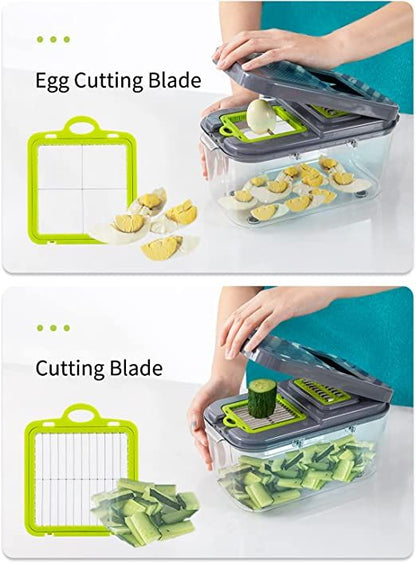 22 in 1 multipurpose Vegetable Cutter Mandoline Onion Cutter