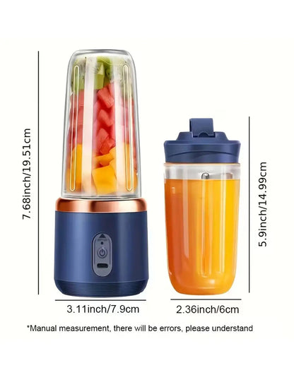 2 in 1 Usb Rechargeable Portable mini Juicer Blander