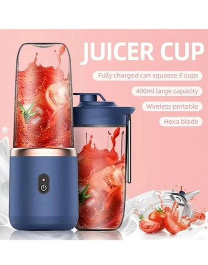 2 in 1 Usb Rechargeable Portable mini Juicer Blander