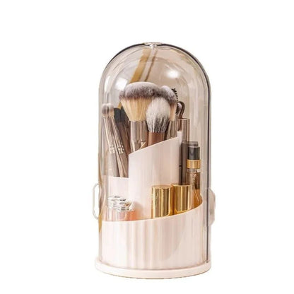 360° Cage Shape Rotating Make-up Brush Holder