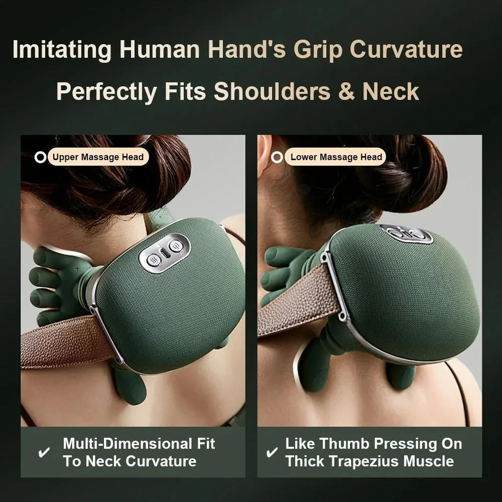 Shoulder Massager _ Heat Massager _ Finger Pressure Back & Neck Massager