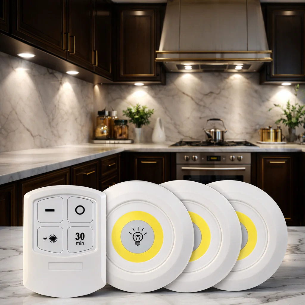 3 Peace Remote Control Tap Light