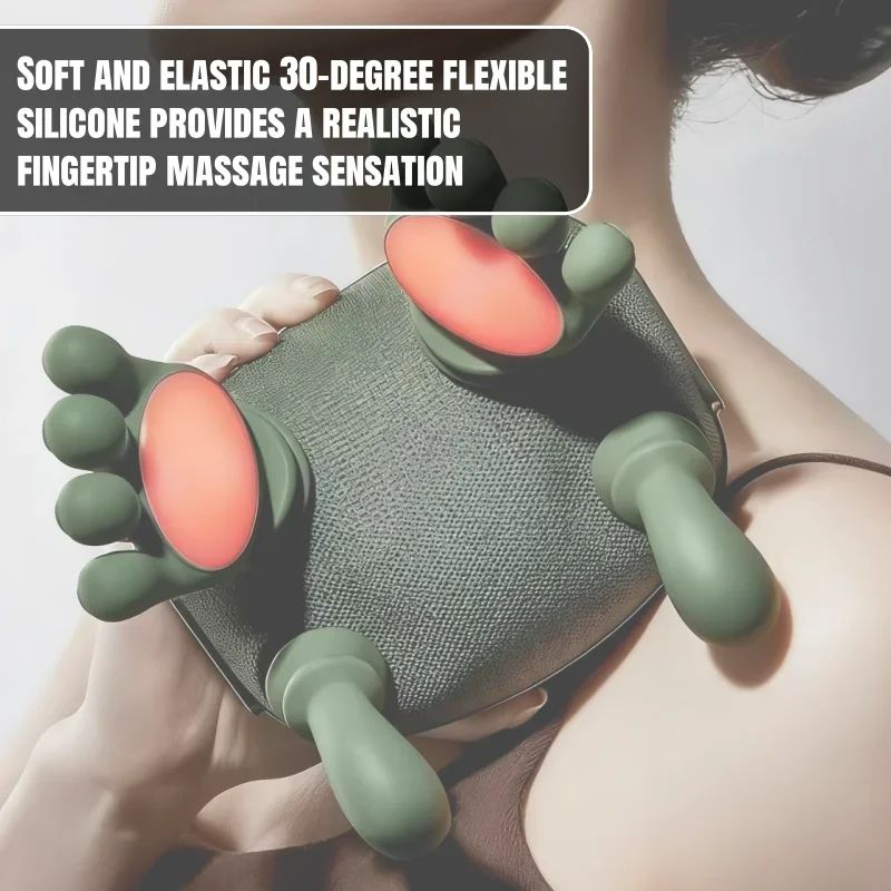 Shoulder Massager _ Heat Massager _ Finger Pressure Back & Neck Massager