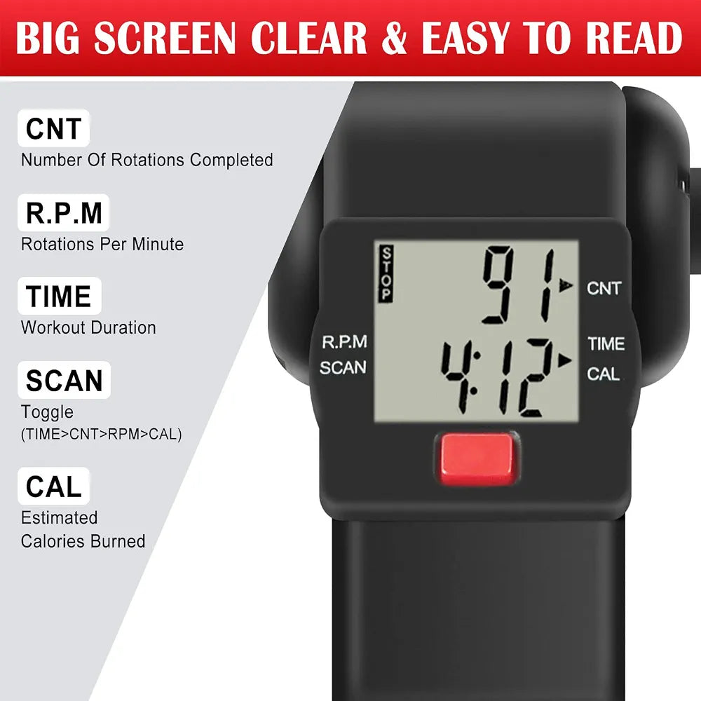 Digital Pedal Exerciser Cycle With LCD Display