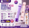 2 In 1 Dual Head Electric Hair Remover For Women Rechargeable Facial Hair Removal Device