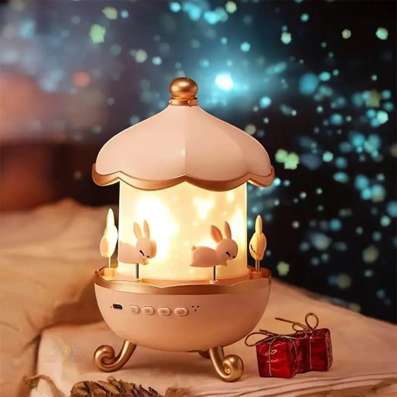 Bunny carousel Night Projector Lamp