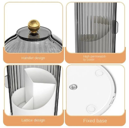 360° Cage Shape Rotating Make-up Brush Holder