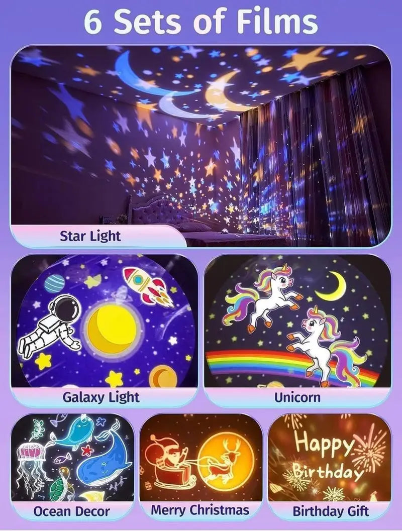 Bunny carousel Night Projector Lamp