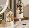 360° Cage Shape Rotating Make-up Brush Holder
